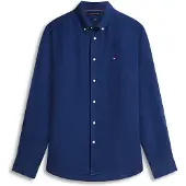 Tommy Hilfiger Regular Fit Washed Pure Linen Shirt