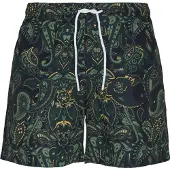 Urban Classics Badshorts gul / grön / mörkgrön