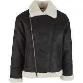 Urban Classics Övergångsjacka svart / vit