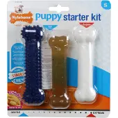 Nylabone Puppy Starter Kit nylon tuggben för valpar (kycklingsmak)