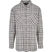 Urban Classics Oversized Check Skjorta Med Långa ärmar