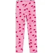 Cool Club Leggings rosa / körsbärsröd / vit