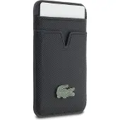 Lacoste Iconic Petit Pique magnetkortshållare - MagSafe-kompatibel - marinblå