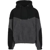 Urban Classics Tröja 'Weavy' mörkgrå / svart