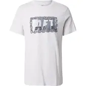 Nike T-shirt 'AF1 LA ALLSTR' silver / off-white