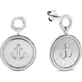 Tommy Hilfiger Stainless Steel Nautical Charm Earrings