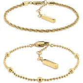 Calvin Klein 2 -Piece Layered Bracelet Set