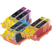 Inkclub Multipack, 6 bläckpatroner, 2x(C/M/Y)