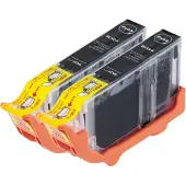 Inkclub Bläckpatron svart 500 sidor, 2-pack