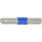 Inkclub Tonerkassett, ersätter Oki 44973533, gul, 1.500 sidor