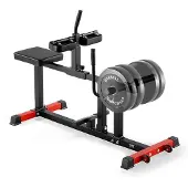 Vevor Sittande Vadmaskin, Vadlyftsmaskin med kapacitet på 440 LBS, Sittande Vadlyftsmaskin för Benträning Hemmagym, Vadträningsutrustning, Specialmaskin för Underkroppen, Passar 1/2-tums Viktskivor