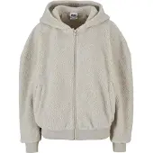 Urban Classics Oversized Sherpa Sweatshirt Med Dragkedja