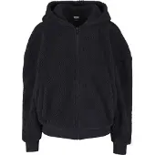 Urban Classics Oversized Sherpa Sweatshirt Med Dragkedja