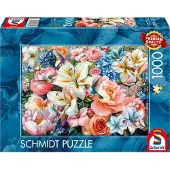 Schmidt Flowers In Pastel Pussel 1000 Bitar Schmidt