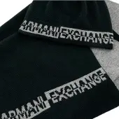 Armani Exchange herrhalsduk med signaturmotiv