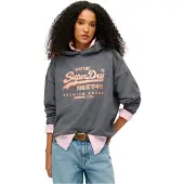 Superdry Vl Metallic Relaxed Huvtröja