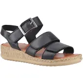 Hush puppies Eliana Sandal Läder Dam Svarta Sandaler