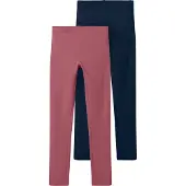 Name it Leggings 'NKFVivian' mörkblå / gammalrosa