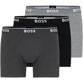 BOSS Boxershorts 'Power' grå / mörkgrå / svart