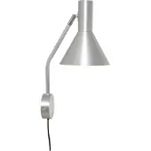Frandsen Vägglampa Lyss, Aluminium / grå / zink, Vardagsrum / matsal, Aluminium / grå / zink, Design, Vägglampa, vägglampa inomhus