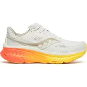 Saucony Guide 19 Shoes White Orange SS26, Size 40 - EUR