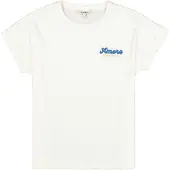 Garcia T-shirt royalblå / guld / off-white
