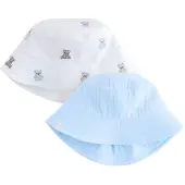 Next Hatt ljusblå / choklad / vit