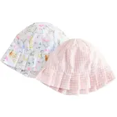 Next Hatt ljusblå / rosa / puder / vit