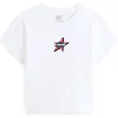 Vans T-shirt 'Starmarked' knallröd / svart / vit