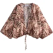 Next Kimono beige / ecru / brun