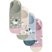 Next Ankelsockor kräm / himmelsblå / oliv / gammalrosa