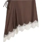 Bershka Strandhandduk brun / vit
