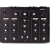 SubZero 4-kanals DJ-mixer med Vridreglage