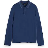 Scotch & Soda 182271 Relaxed Fit Pikétröja Med Lång ärm