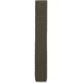 HUGO Knitted tie in cotton