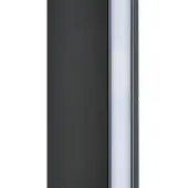 LUCANDE LED utomhus vägglampa Melira , Svart, Aluminium / grå / zink, Modern, LED-vägglampa utomhus