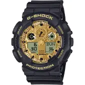 Casio GA-100GGB-1A9ER Klocka Herr Svart — Kapsel 51 mm, Vattentålig 20 bar, Armband plast