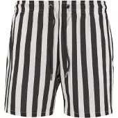 Urban Classics Badshorts svart / vit
