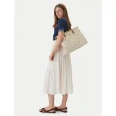 Tommy Hilfiger City TH Monogram Woven Tote Bag