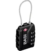 Basi 6100-0625 Väsklås 37 mm TSA Svart Kombination