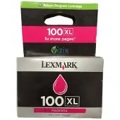 Lexmark 14N1070E (#100XL) magenta bläckpatron hög kapacitet (original)