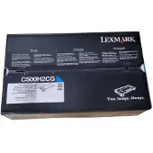 Lexmark C500H2CG cyan toner hög kapacitet (original)