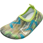 Playshoes Strand-/badsko himmelsblå / citron / oliv / svart
