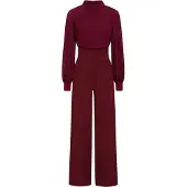 HotSquash Jumpsuit vinröd