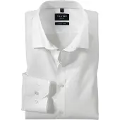 Olymp No. 6 Super Slim Skjorta Vit Off-White Storlek