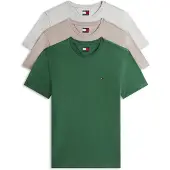 Tommy Hilfiger Tommy Jeans 3 Pack Tommy Flag Extra Slim T-Shirts