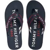 Tommy Hilfiger Webbing Strap Logo Flip Flops