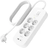Belkin Srb002vf2m-v2 överspänningsskyddad Grenuttag