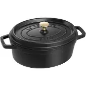 Staub - Cocotte Oval - Black - 27 cm
