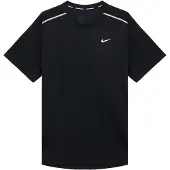 Nike Funktionstopp 'MILER' svart / silver / vit